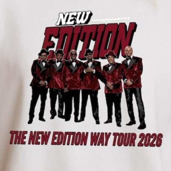 The New Edition Way Tour 2026 T-shirt - NE Band - Picture 2 of 5